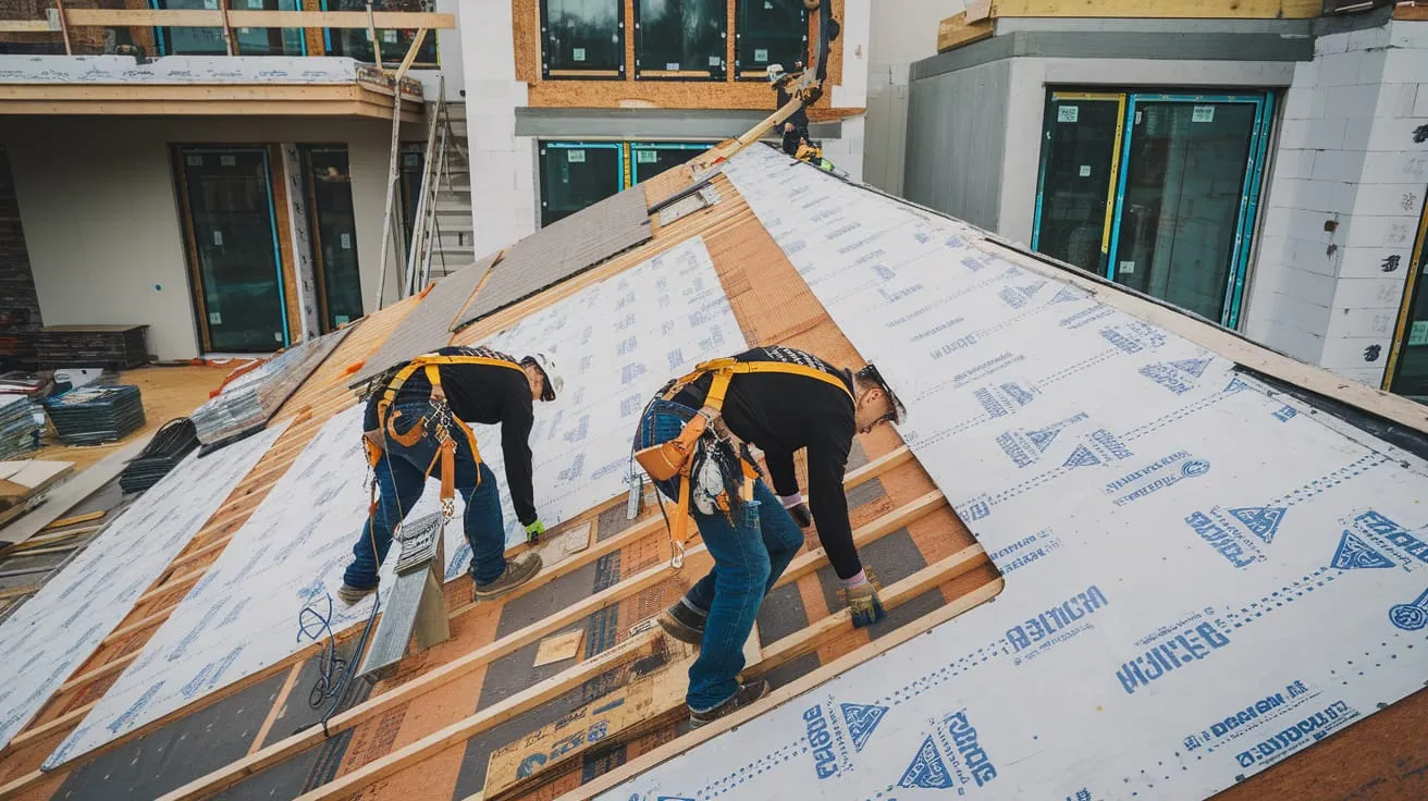New roof installation on East Bay home