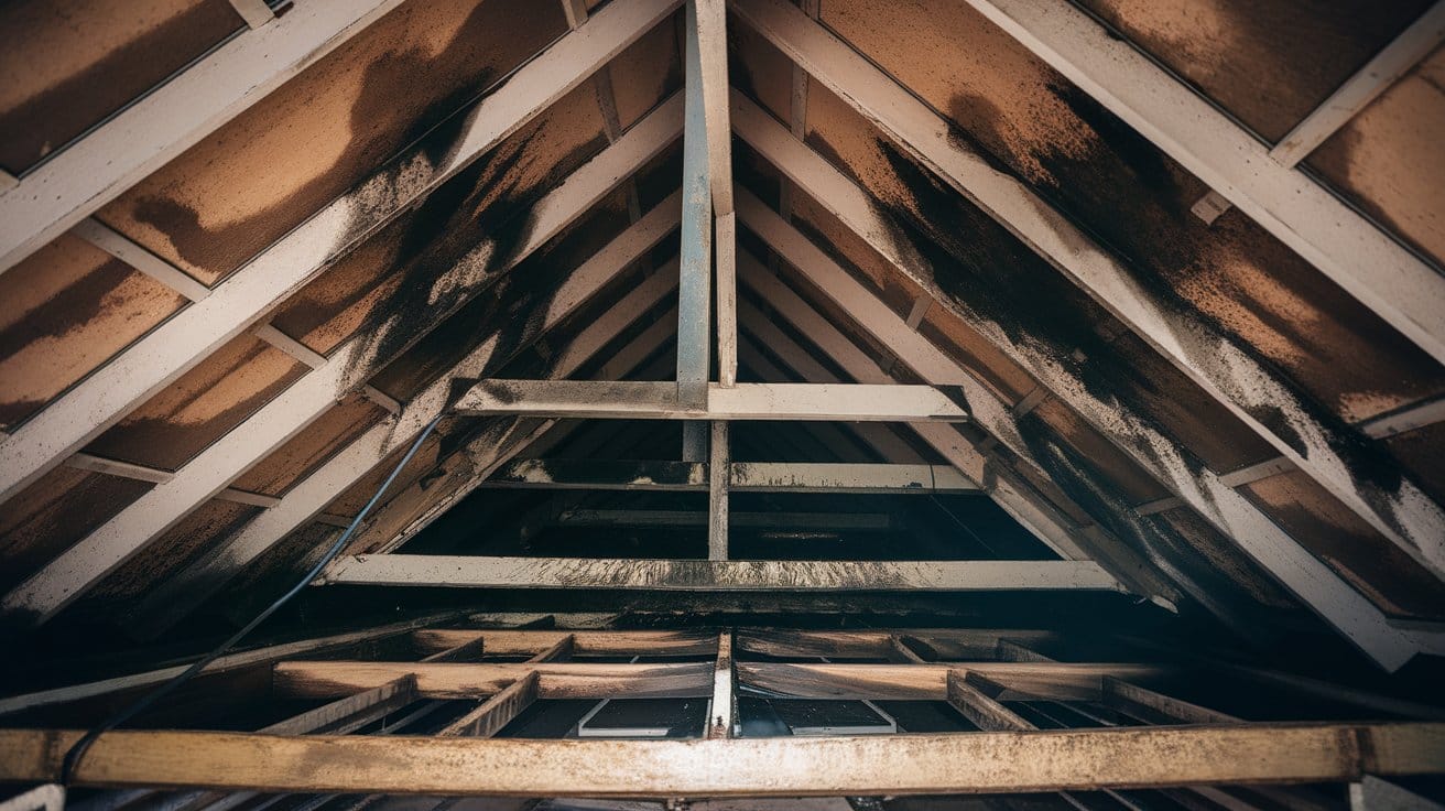 Water damage and mold from delayed roof replacement - Hidden costs revealed