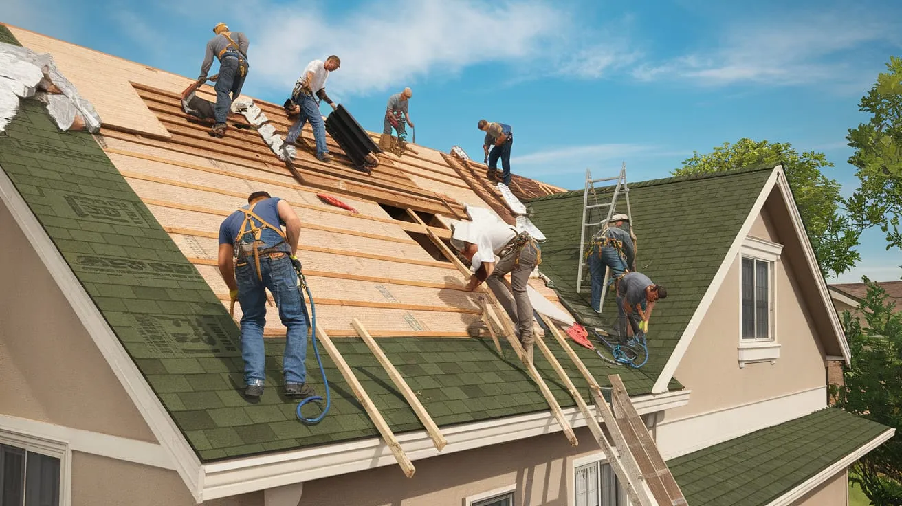 Professional roofing service in Martinez
