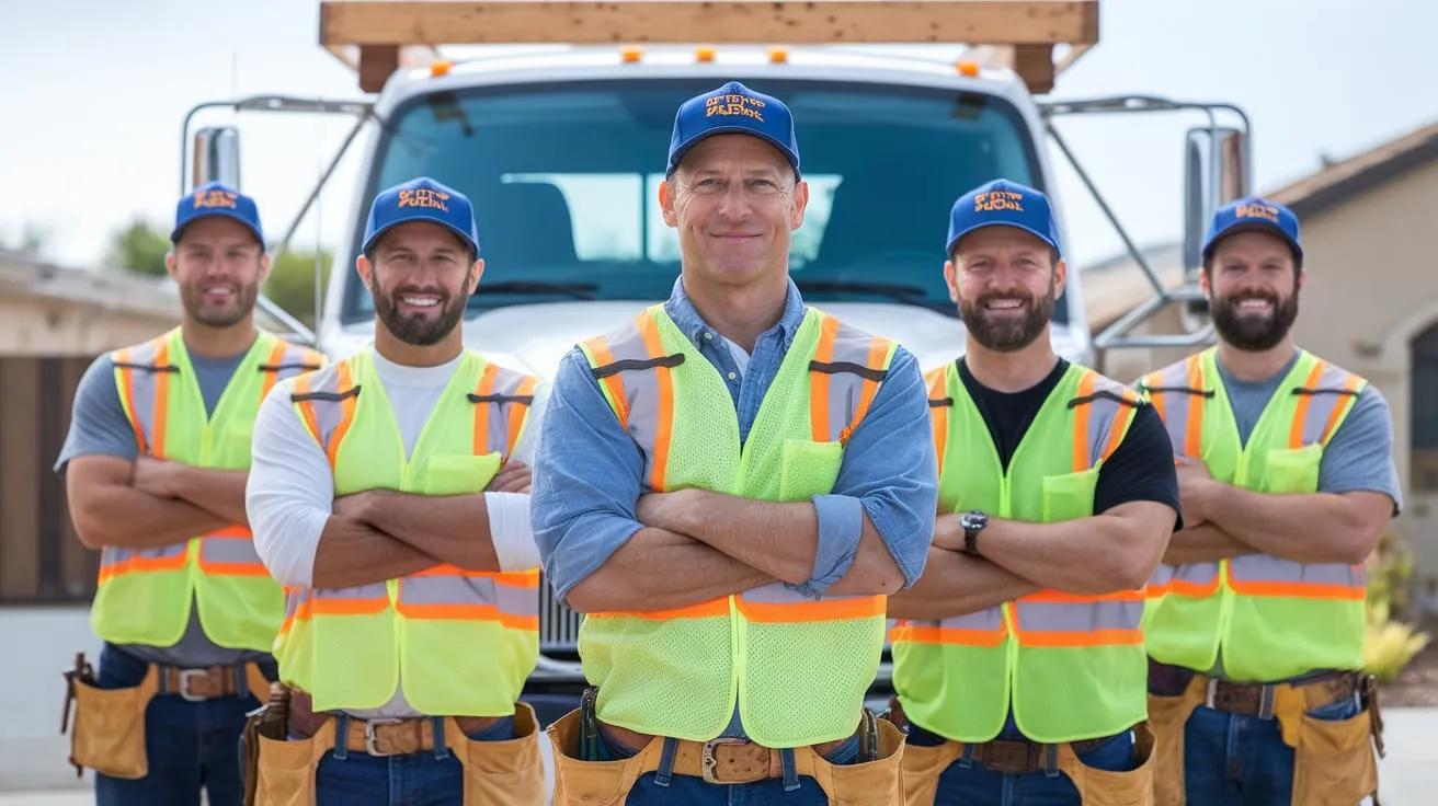 East Bay Roofers team on a residential roof installation project